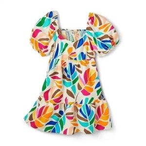 Tabitha Brown for Target Linen Blend Botanical Dress